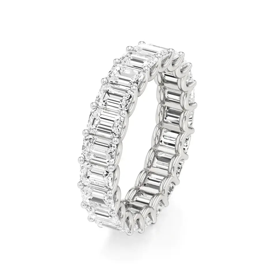 Foreva | Emerald Lab-Grown Diamond Ring - Nivara