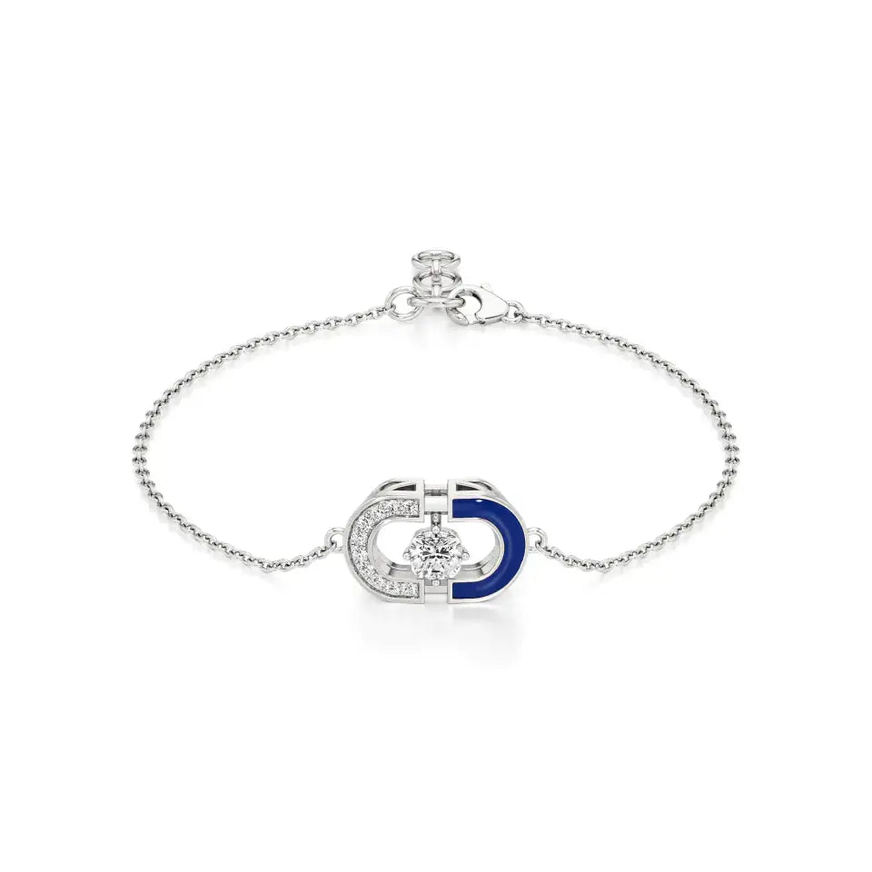 Rupak | Daily Wear Round Lab Grown Diamond Chain Bracelet - Nivara