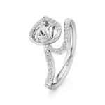 Mode | Round & Pear Lab-Grown Diamond Ring - Nivara