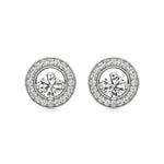 Mira | Round Lab-Grown Diamonds Halo Studs - Nivara