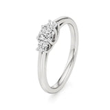 Aria | Lab-Grown Diamond Three-Stone Ring - Nivara