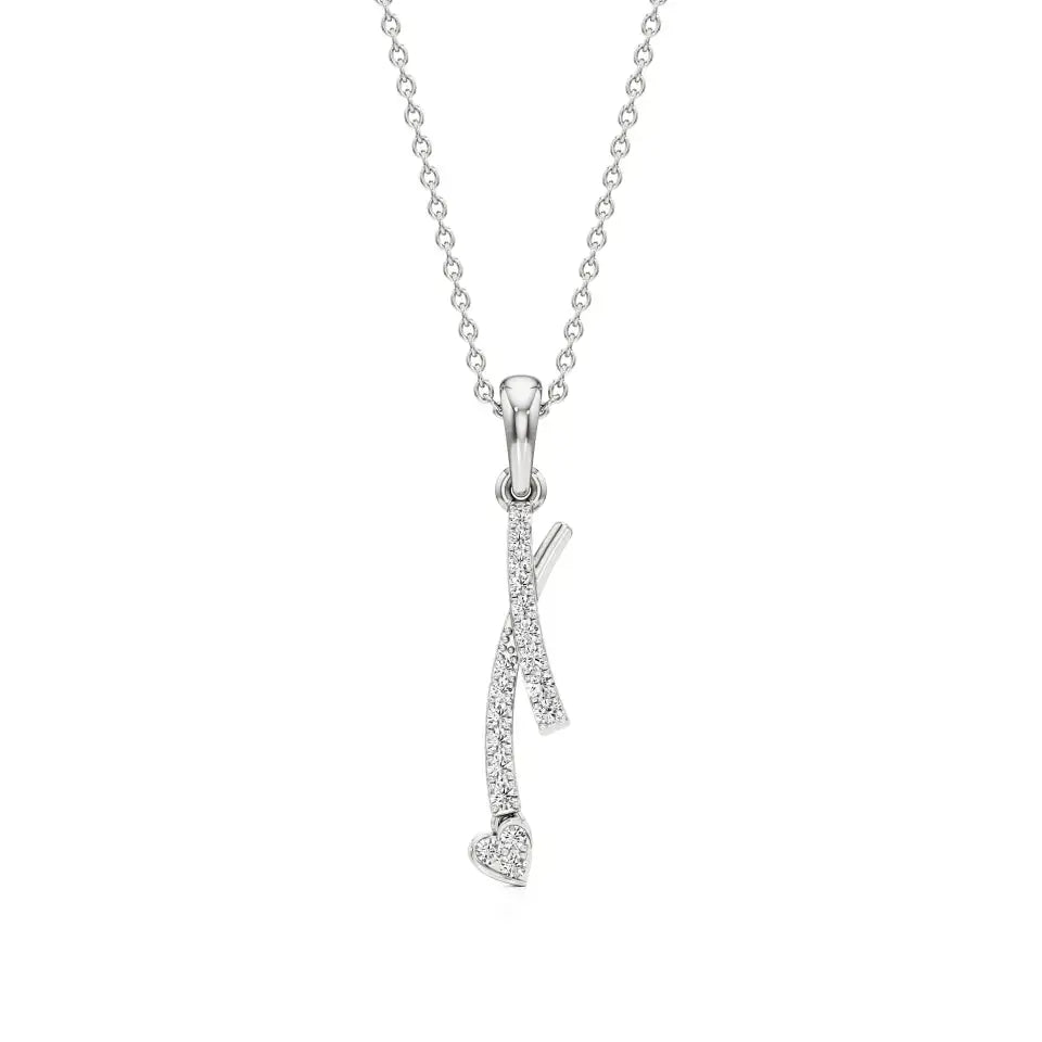 Mode | Round Lab Grown Diamonds Pendant - Nivara