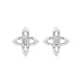 Nora | Emerald Solitaire Lab-Grown Diamond Studs - Nivara