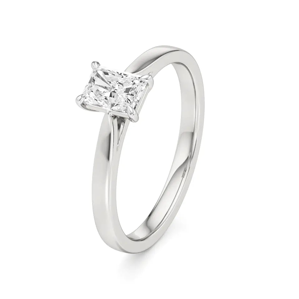 Amora | Radiant Lab-Grown Diamond Solitaire Ring