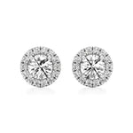 Mira | Round Lab-Grown Diamonds with Halo Studs - Nivara
