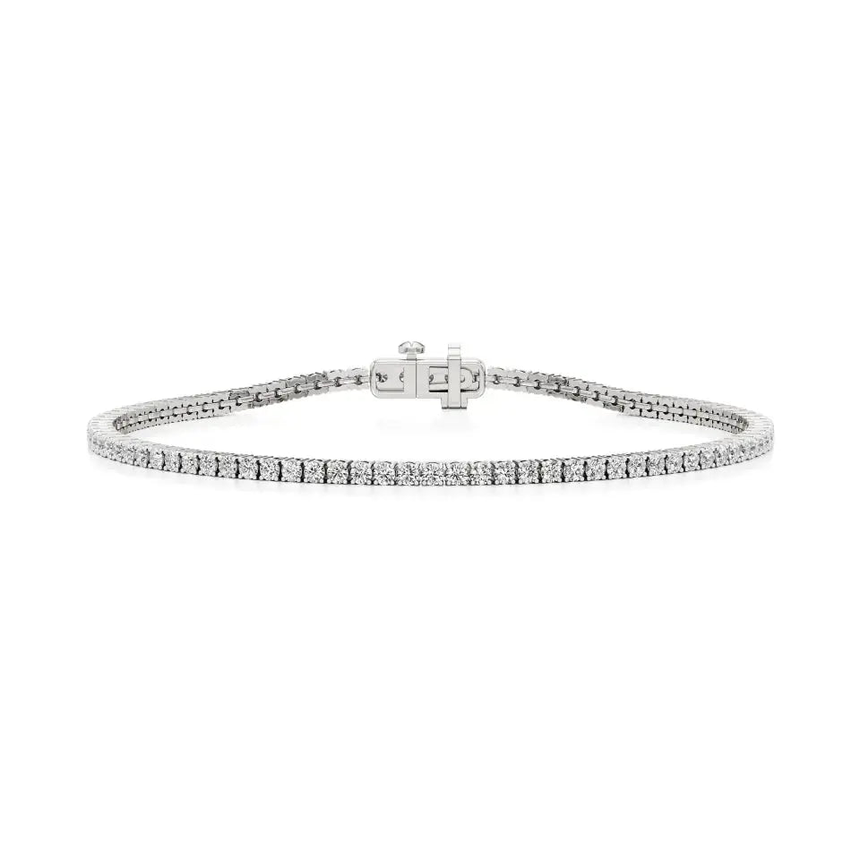 Sutra | Classic Round Lab Grown Diamonds Tennis Bracelet - Nivara