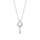 Sneh | Elegant Round Lab Grown Diamonds Heart Pendant - Nivara