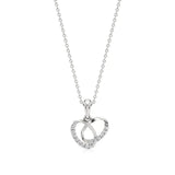 Foreva | Round Lab Grown Diamonds Infinity Loop Pendant - Nivara