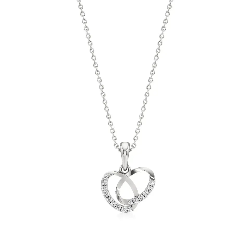 Foreva | Round Lab Grown Diamonds Infinity Loop Pendant - Nivara