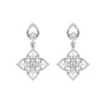 Flora | Pear & Round Lab-Grown Diamond Earrings - Nivara