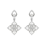 Flora | Pear & Round Lab-Grown Diamond Earrings - Nivara