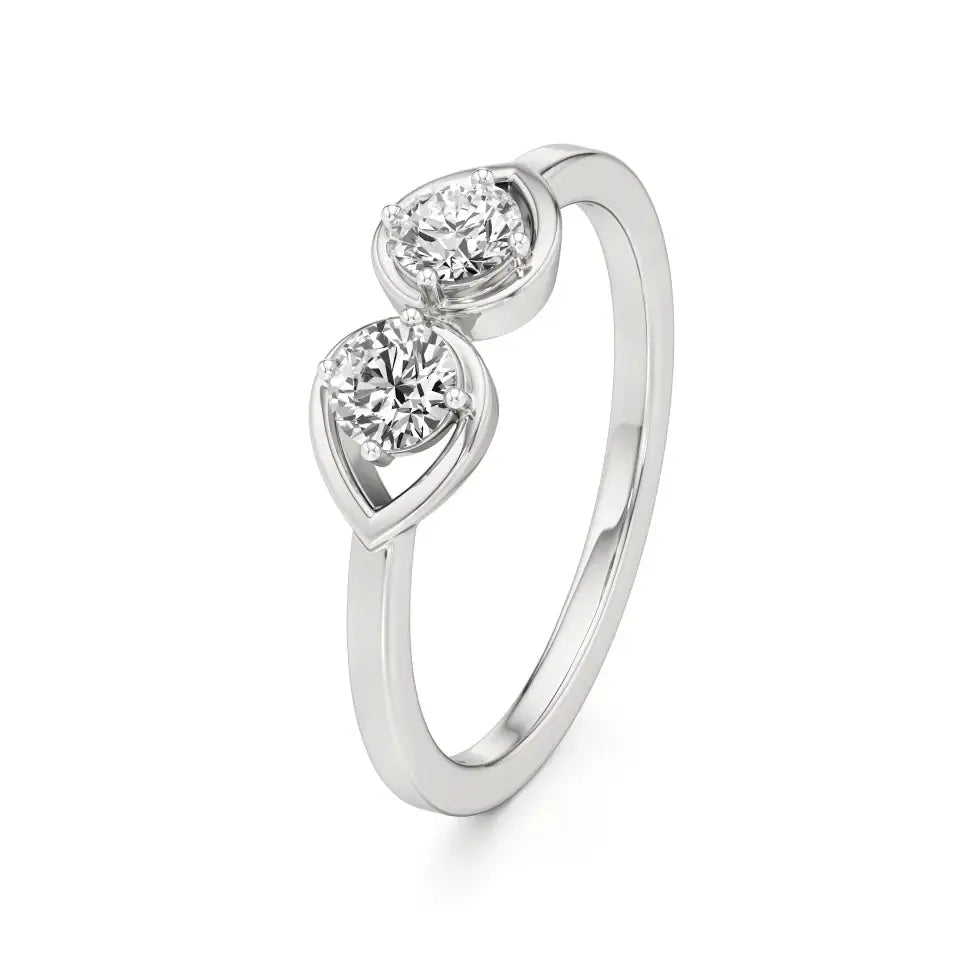 Mode | Round Lab-Grown Diamond Ring - Nivara