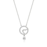 Sneh | Pear & Round Lab Grown Diamonds Pendant - Nivara
