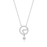Sneh | Pear & Round Lab Grown Diamonds Pendant - Nivara