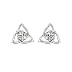 Flora | Round Solitaire Lab-Grown Diamond Studs - Nivara