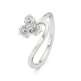 Flora | Lab-Grown Diamond Three-Stone Ring - Nivara