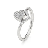 Sneh | Heart Setting Ring - Nivara