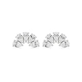 Mode | Round & Marquise Lab-Grown Diamond Swirl Studs - Nivara