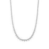 Sutra | Round Lab Grown Diamonds Buttercup Setting Tennis Necklace