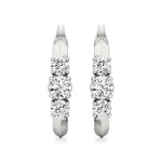 Aria | Trio Round Lab-Grown Diamond Hoop Earrings - Nivara