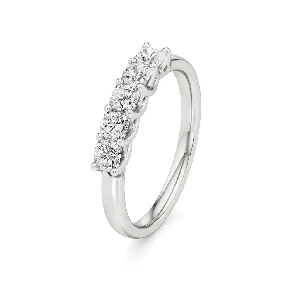 Foreva | Cushion Lab-Grown Diamond Eternity Band - Nivara