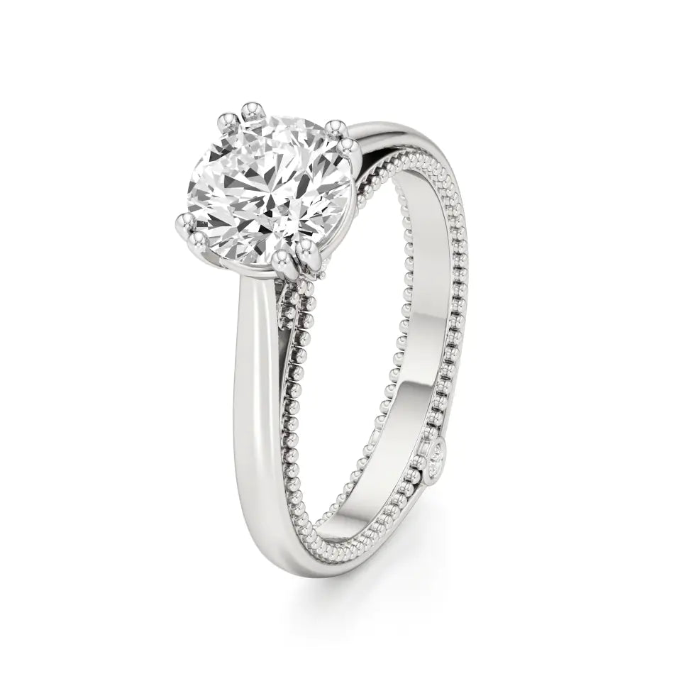 Amora | Round Lab-Grown Diamond Solitaire Ring