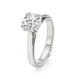Amora | Round Lab-Grown Diamond Solitaire Ring