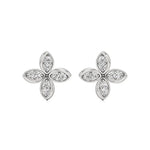 Flora | Round Lab-Grown Diamonds Floral Studs - Nivara