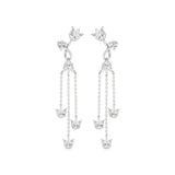 Mode | Pear & Round Lab-Grown Diamond Danglers - Nivara
