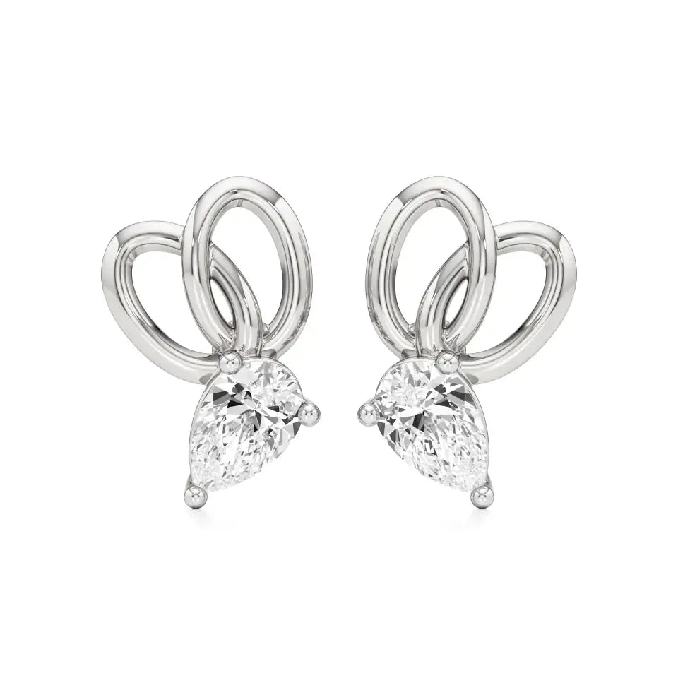 Mode | Pear Lab-Grown Diamond Studs - Nivara