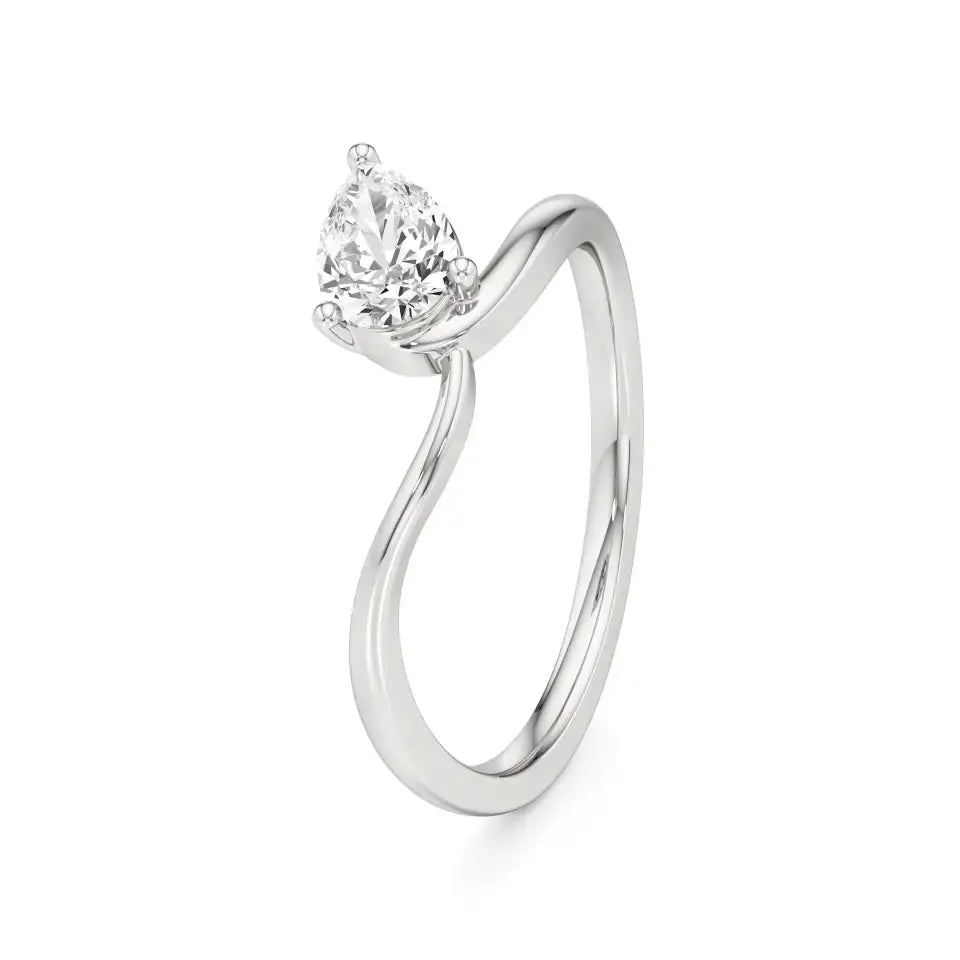 Mirage | Lab-Grown Diamond Solitaire Ring - Nivara