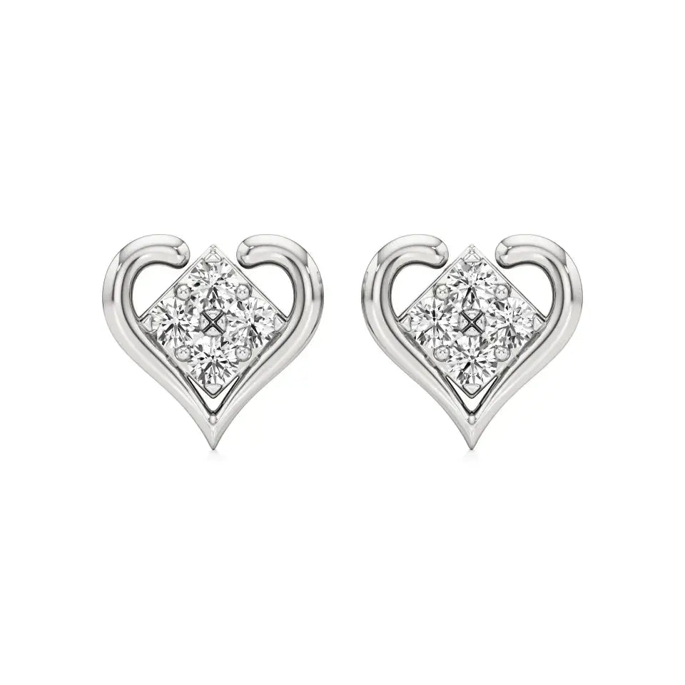 Sneh | Round Lab-Grown Diamonds Studs - Nivara