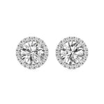 Sol | Round Solitaire with Halo Studs - Nivara