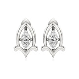 Amaya | Marquise Solitaire Lab-Grown Diamond Studs