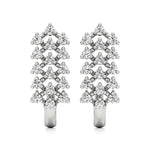 Jess | Round Lab-Grown Diamonds on J-Shaped Studs - Nivara