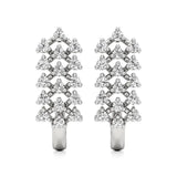 Jess | Round Lab-Grown Diamonds on J-Shaped Studs - Nivara
