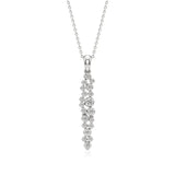 Celestia | Classic Round Lab Grown Diamonds Cluster Pendant - Nivara