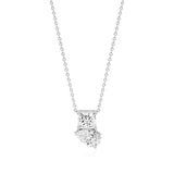 Toi et Moi | Pear & Princess Lab Grown Diamonds Pendant - Nivara