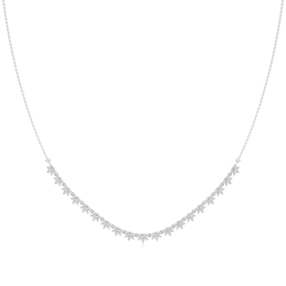 Noor | Round Lab Grown Diamonds Necklace