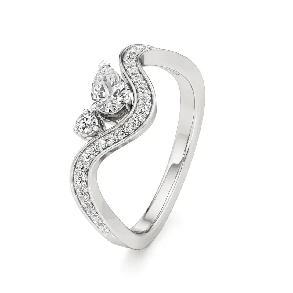 Amara | Lab-Grown Diamond Halo Ring - Nivara