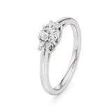 Aria | Oval Lab-Grown Diamond Three-Stone Ring - Nivara
