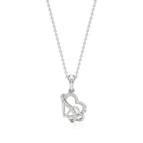 Sneh | Round Lab Grown Diamonds Heart Pendant - Nivara