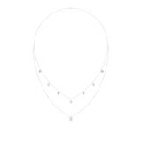 Elara | Round &  Pear Lab Grown Diamonds Necklace