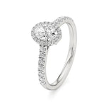 Mira | Round & Oval Lab-Grown Diamond Halo Ring - Nivara
