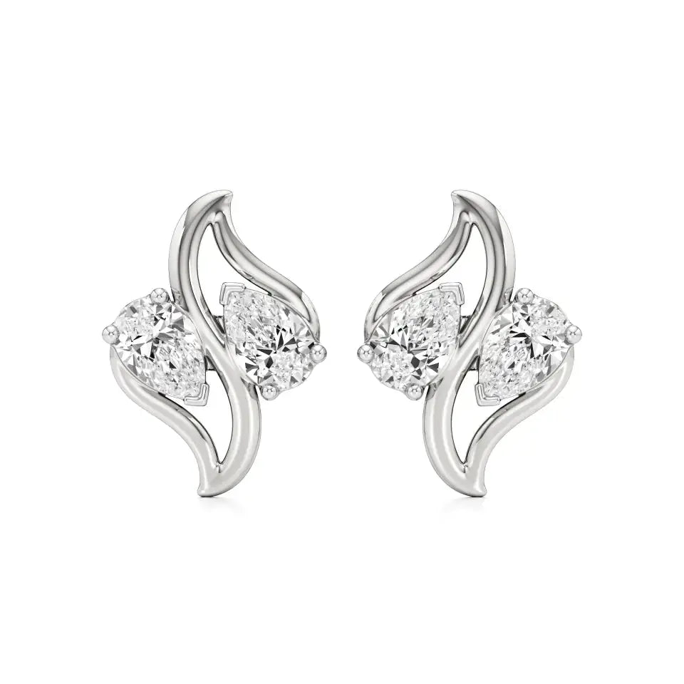 Mode | Pear Lab-Grown Diamond Studs - Nivara