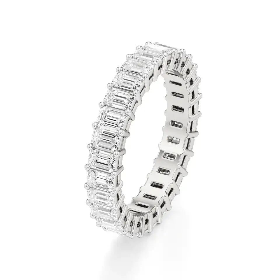 Foreva | Emerald Lab-Grown Diamond Ring - Nivara