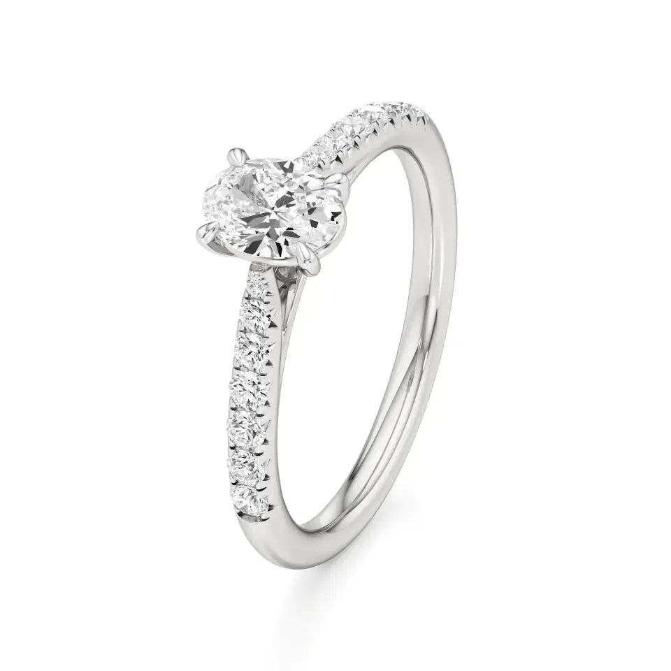 Amara | Round & Oval Lab-Grown Diamond Ring - Nivara