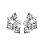 Celestia | Round Lab-Grown Diamonds Clustered Studs - Nivara