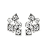 Celestia | Round Lab-Grown Diamonds Clustered Studs - Nivara