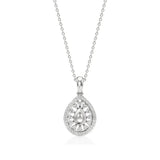Celesta | Elegant Round Lab Grown Diamonds Cluster Pendant - Nivara